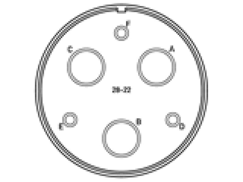 Конектор CA3102E28-22P-F80