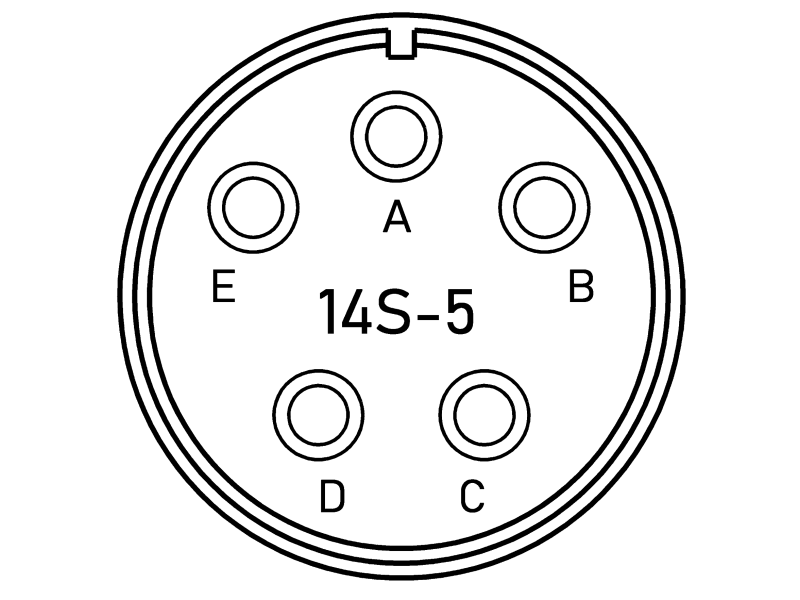 Конектор VG95234B2-14S-5SN CA3102E14S-5SB-F80-05 Конектор VG95234B2-14S-5SN CA3102E14S-5SB-F80-05