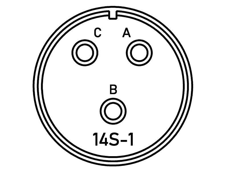 Конектор VG95234N1-14S-1SN CA3100E14S-1SB-15