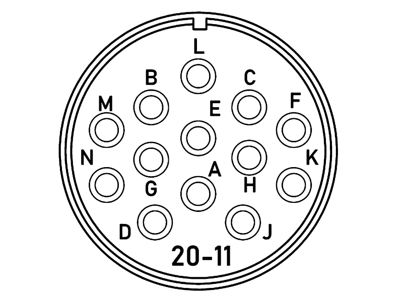 Конектор VG95234M-20-11PN CA3106E20-11PB-15 Конектор VG95234M-20-11PN CA3106E20-11PB-15