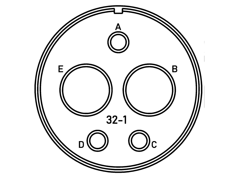 Конектор VG95234D-32-1SN CA3106E32-1SB-F80