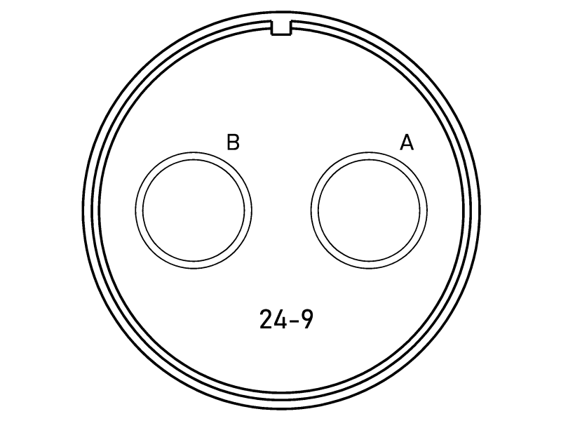 Конектор CIR03R24-9P-F80-98 Конектор CIR03R24-9P-F80-98