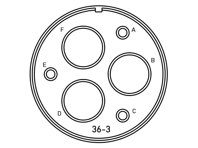 Конектор VG95234B2-36-3SN CA3102E36-3SB-F80-05 Конектор VG95234B2-36-3SN CA3102E36-3SB-F80-05