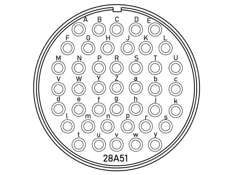 Конектор VG95234B1-28A51SN CA3102E28A51SB-04 Конектор VG95234B1-28A51SN CA3102E28A51SB-04
